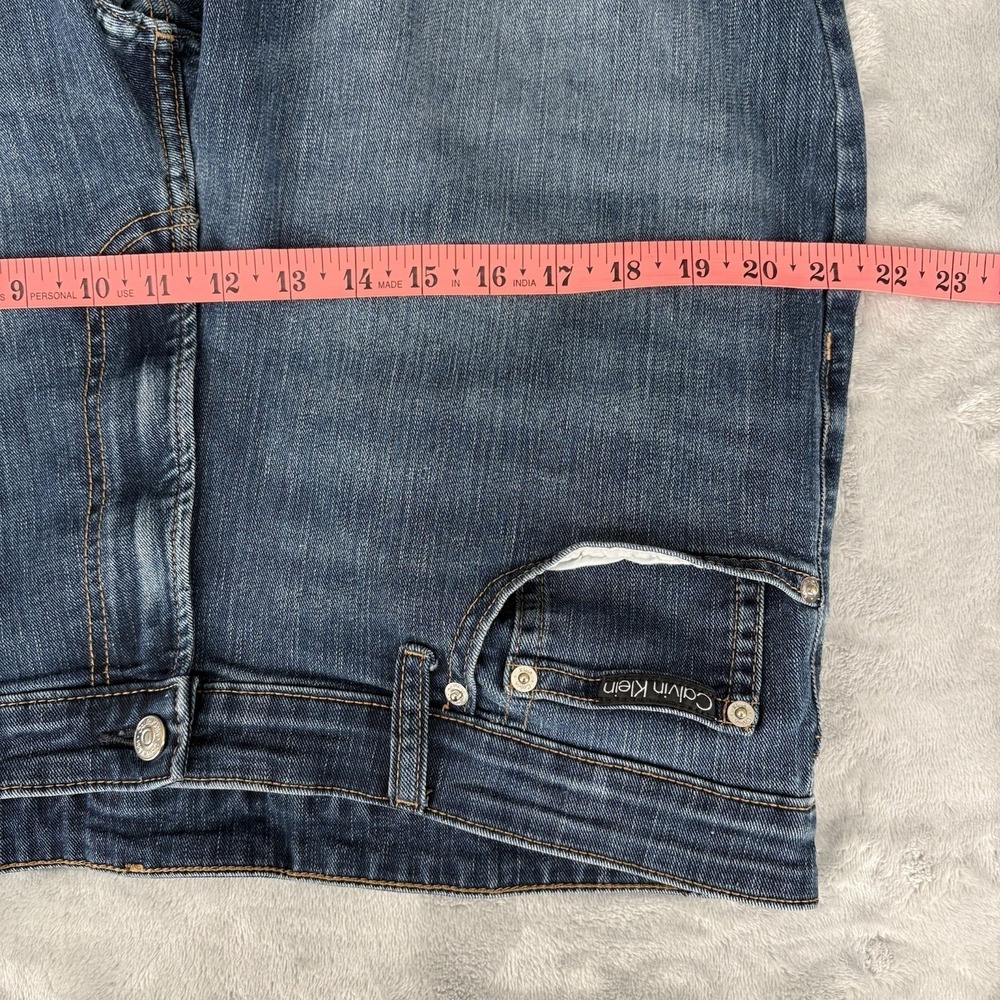 Calvin Klein Men's Slim Fit Jeans Stretch Blue 38x32 (Fits 38x30.5) Medium Wash - Picture 13 of 16